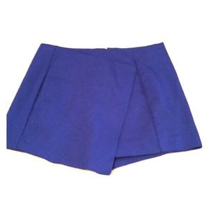 Cobalt blue envelope skort